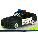 Load image into Gallery viewer, Police Car Pop Up Card
