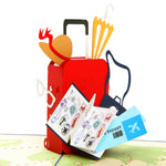 Load image into Gallery viewer, Travel Luggage Pop Up Card
