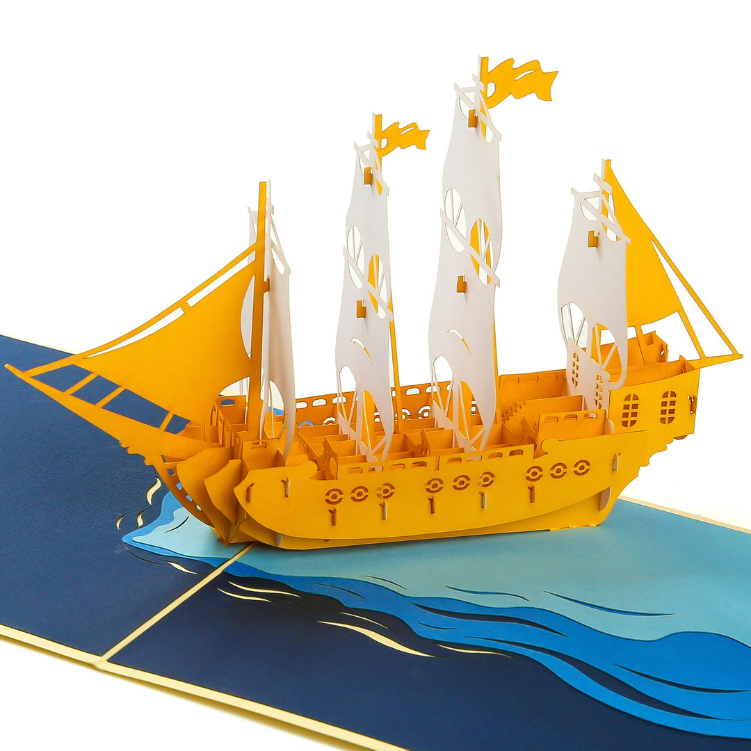 Glory Boat Pop Up Card