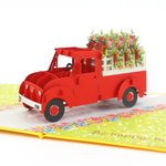 Load image into Gallery viewer, Flower Truck Pop Up Card
