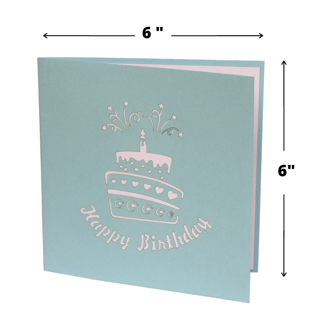 Birthday Cake Pop Up Card