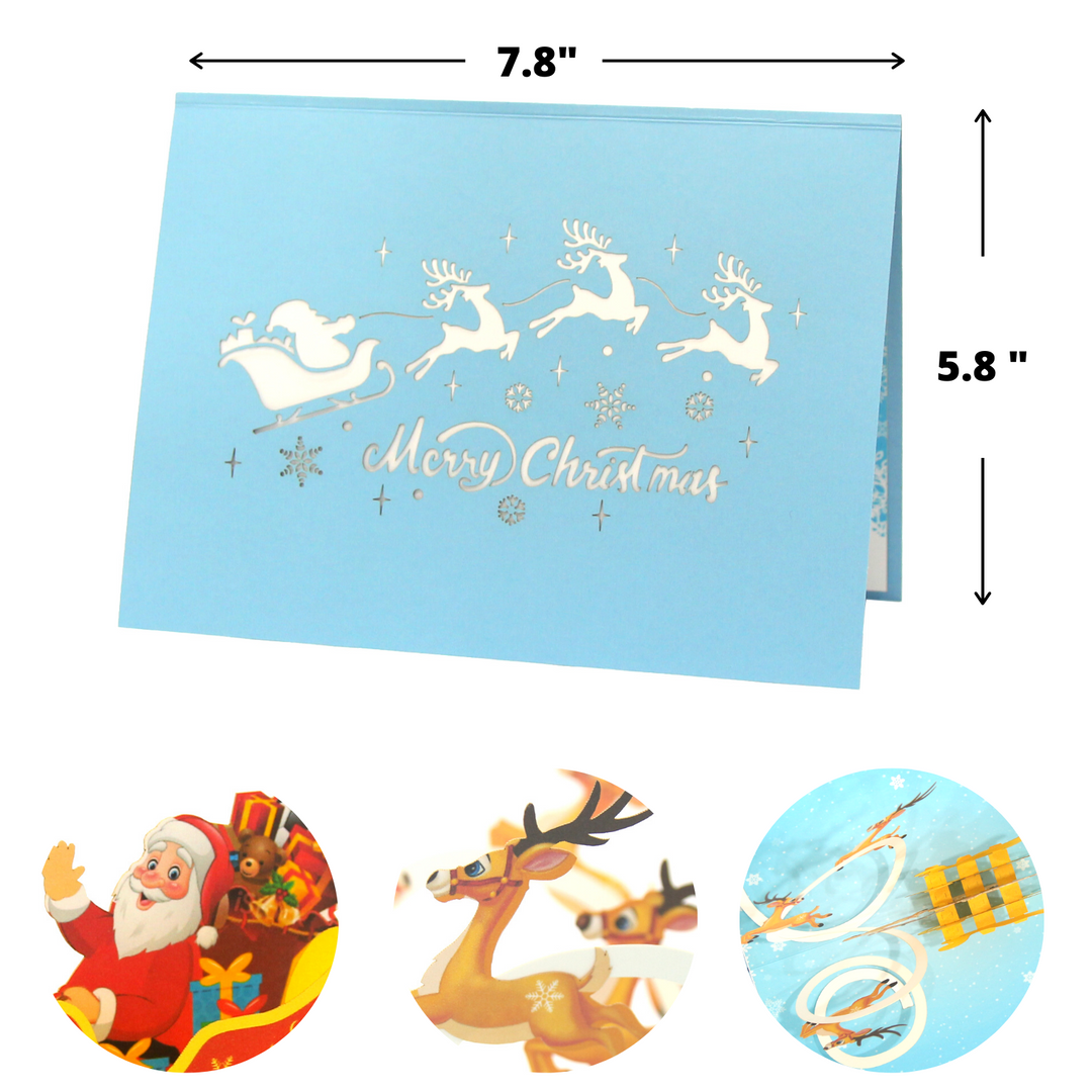 Santa Claus Christmas Pop Up Card
