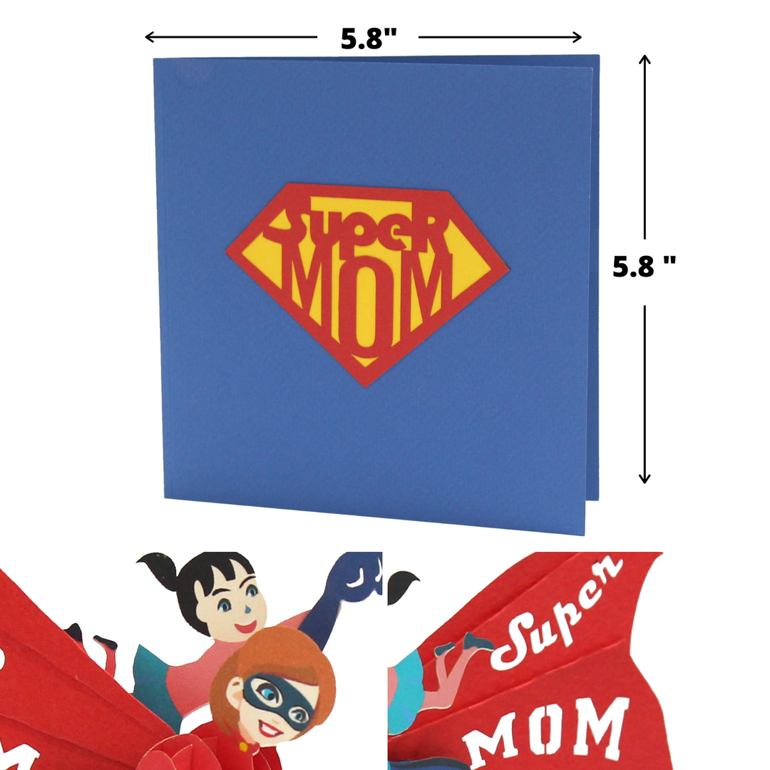 Supermom Pop Up Card