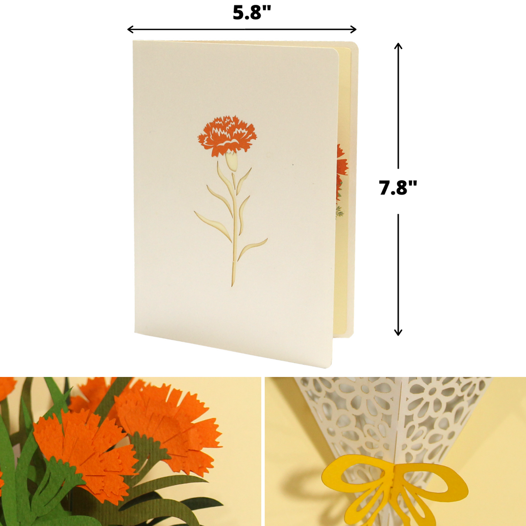 Flower Bouquet Pop Up Card