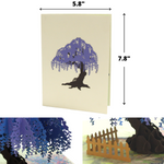 Load image into Gallery viewer, Wisteria Pop Up Card

