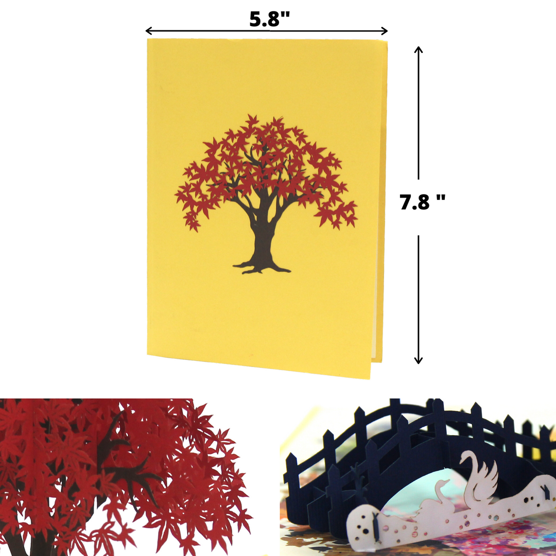 Japanese Maple Pop Up Card