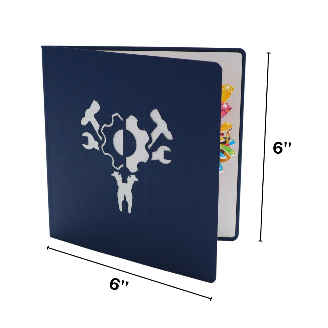 Happy Labor Day Pop Up Card