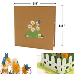 Load image into Gallery viewer, Daisy Garden Pop Up Card
