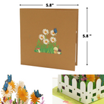 Load image into Gallery viewer, Daisy Garden Pop Up Card