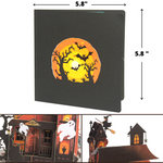 Load image into Gallery viewer, Ghost House Halloween Pop Up Card