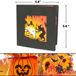 Load image into Gallery viewer, Sunflowers Pumpkin Halloween Pop Up Card
