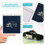 Load image into Gallery viewer, Police Car Pop Up Card
