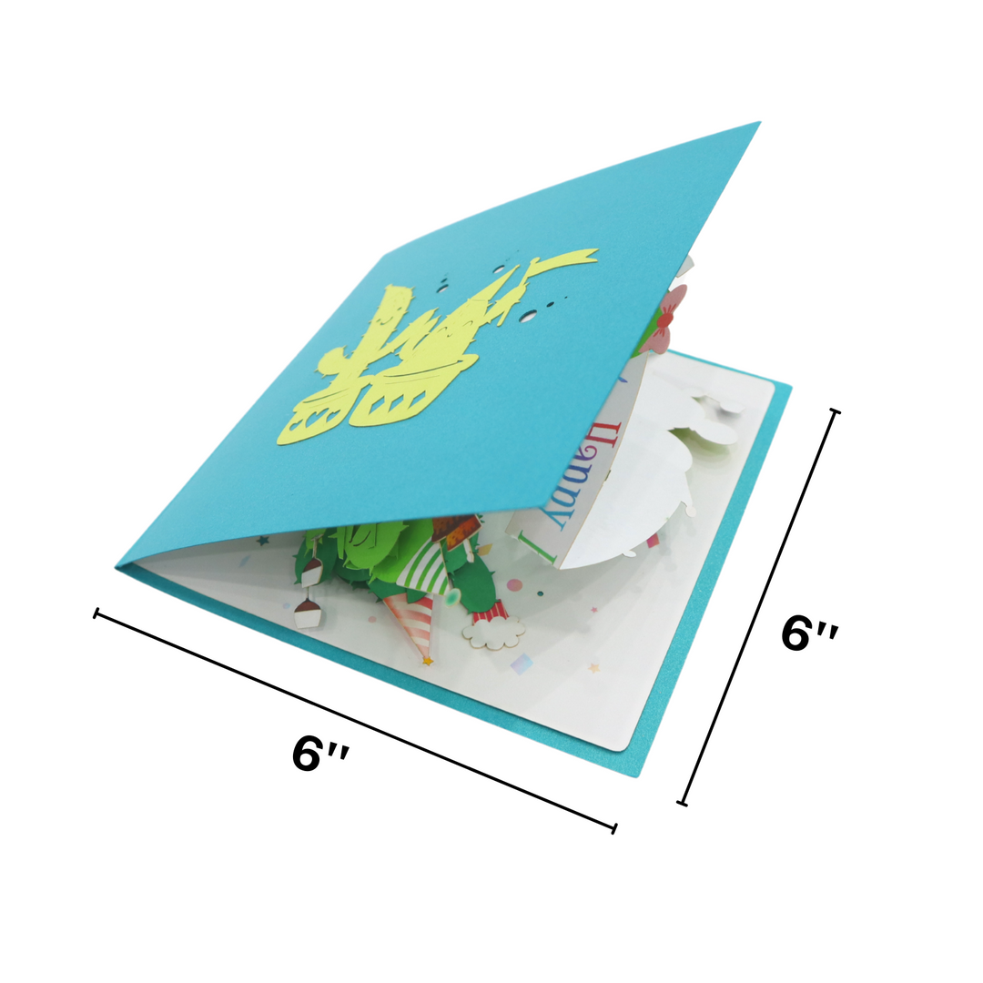 Funny Cactus Party Birthday Pop Up Card