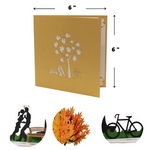 Load image into Gallery viewer, Romantic Love with Maple Tree Pop Up Card
