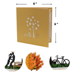 Load image into Gallery viewer, Romantic Love with Maple Tree Pop Up Card