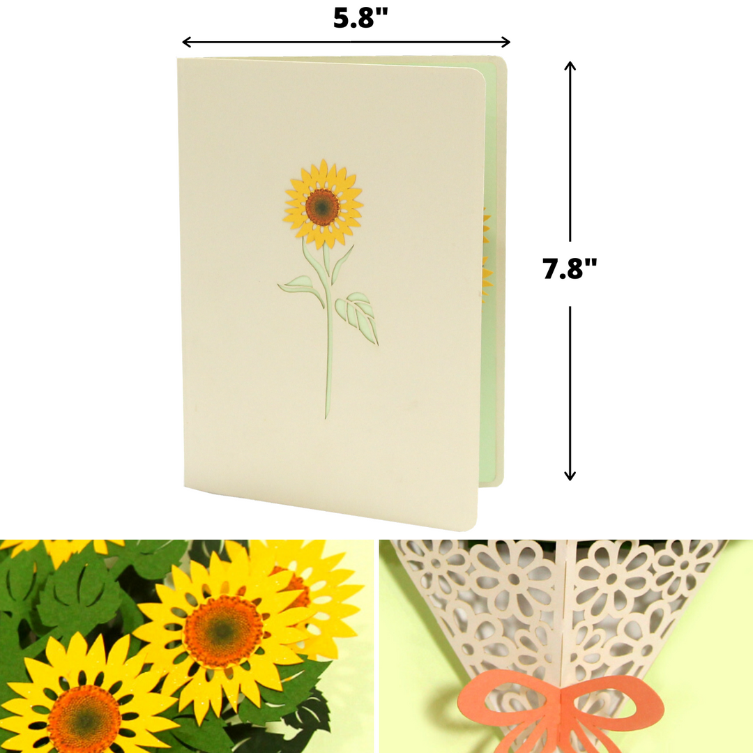 Flower Bouquet Pop Up Card