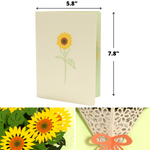 Load image into Gallery viewer, Flower Bouquet Pop Up Card
