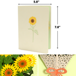 Load image into Gallery viewer, Flower Bouquet Pop Up Card