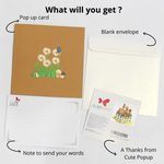 Load image into Gallery viewer, Daisy Garden Pop Up Card
