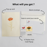 Load image into Gallery viewer, Flower Bouquet Pop Up Card
