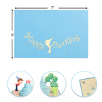 Load image into Gallery viewer, Kid Blow Candle Birthday Pop Up Card
