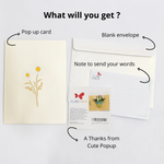 Load image into Gallery viewer, Flower Bouquet Pop Up Card
