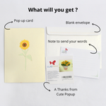 Load image into Gallery viewer, Flower Bouquet Pop Up Card
