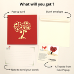 Load image into Gallery viewer, Heart Tree Pop Up Card
