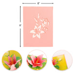 Load image into Gallery viewer, Gorgeous Lily Flowers Pop Up Card
