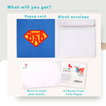 Load image into Gallery viewer, Super Dad Pop Up Card
