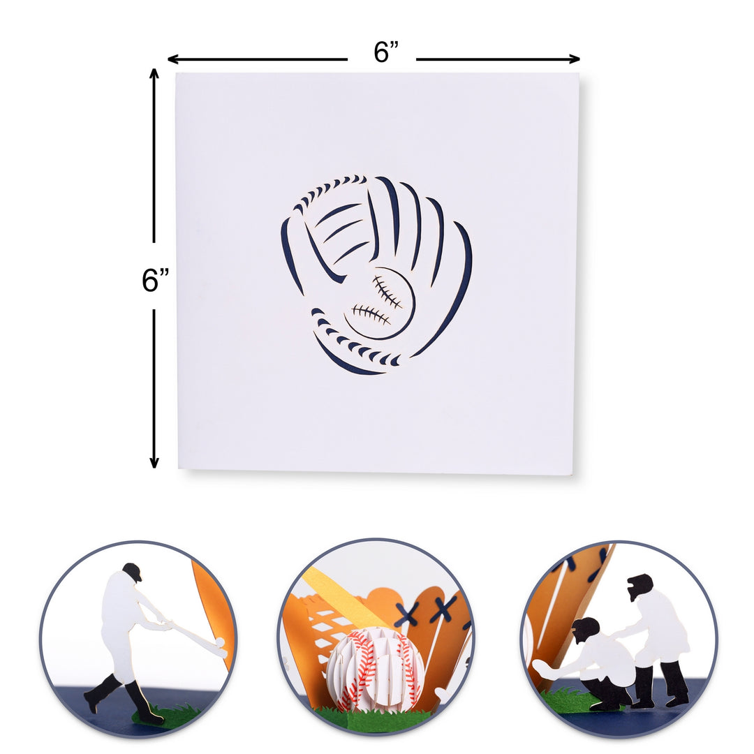 Baseball Pop Up Card