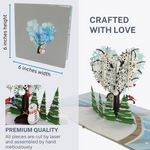 Load image into Gallery viewer, Christmas Heart Tree Pop Up Card
