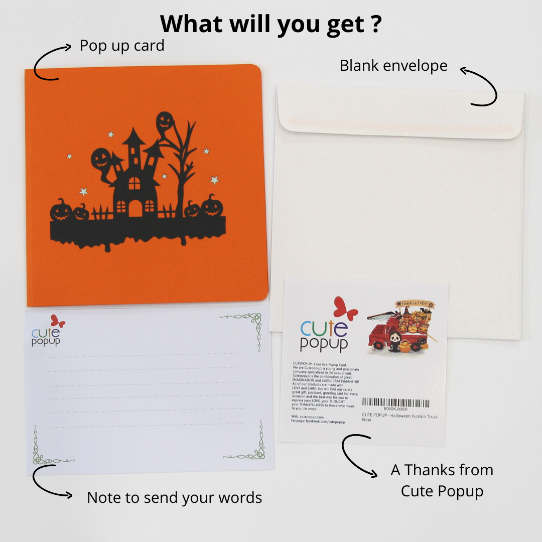 Truck or Treat Halloween Pop Up Card
