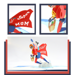 Load image into Gallery viewer, Supermom Pop Up Card