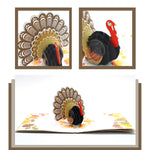 Load image into Gallery viewer, Thanksgiving Turkey Pop Up Cards
