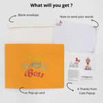 Load image into Gallery viewer, Happy Boss Day Pop Up Card
