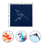 Load image into Gallery viewer, Blue Jay Pop Up Card
