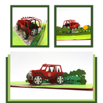 Load image into Gallery viewer, Jeep Truck Pop Up Card
