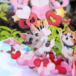 Load image into Gallery viewer, Birthday Pop Up Card with Adorable Kittens Design
