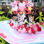 Load image into Gallery viewer, Birthday Pop Up Card with Adorable Kittens Design
