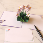 Load image into Gallery viewer, Colorado Columbine Pop Up Card
