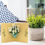 Load image into Gallery viewer, Flower Bouquet Pop Up Card
