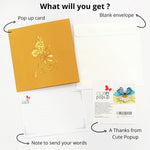 Load image into Gallery viewer, Blue Morpho Butterfly Pop Up Card
