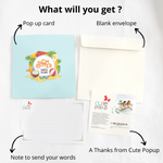 Load image into Gallery viewer, Tropical Christmas Pop Up Card
