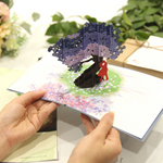 Load image into Gallery viewer, Jacaranda with Couple Pop Up Cards
