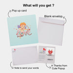 Load image into Gallery viewer, Adorable Cupid Pop Up Card