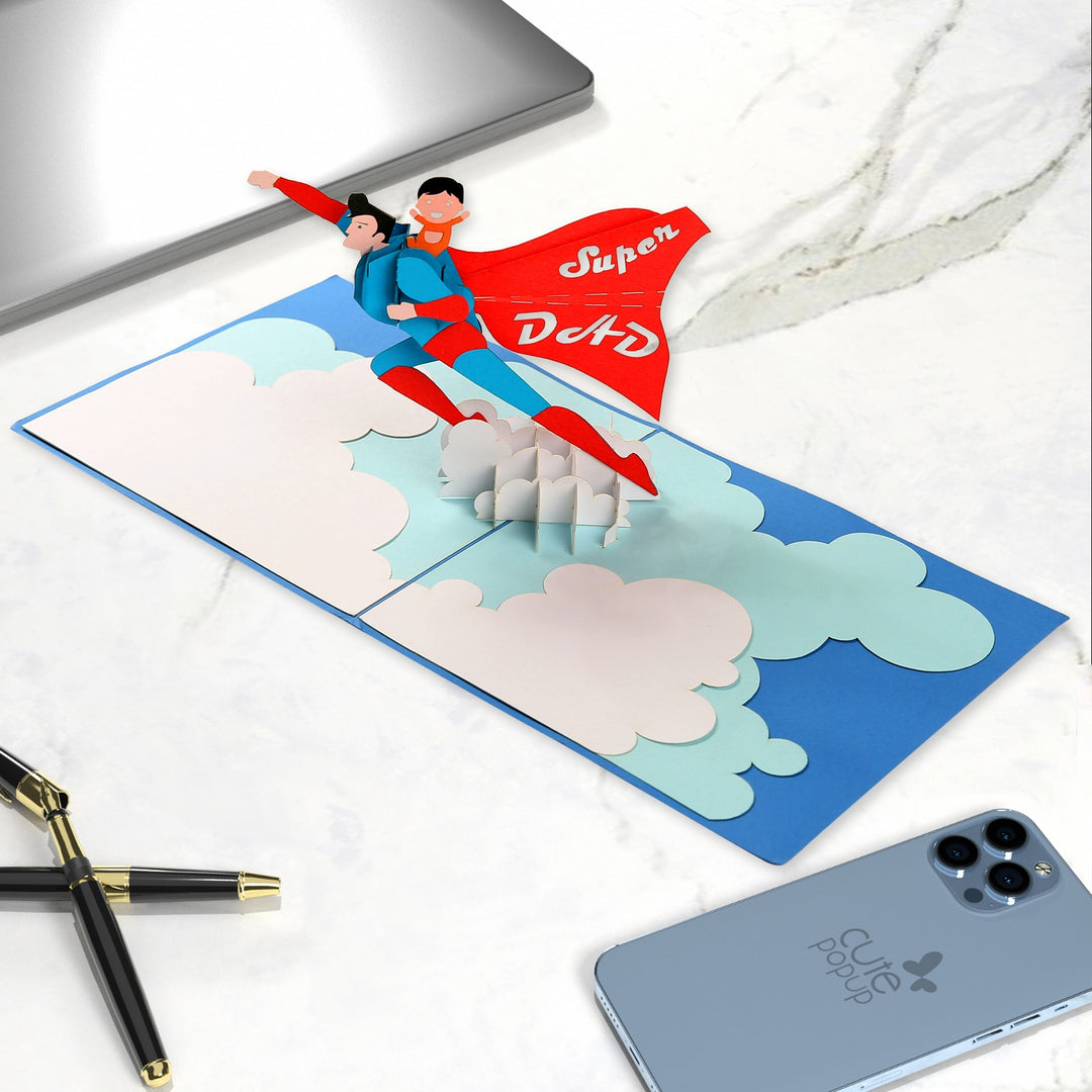 Super Dad Pop Up Card