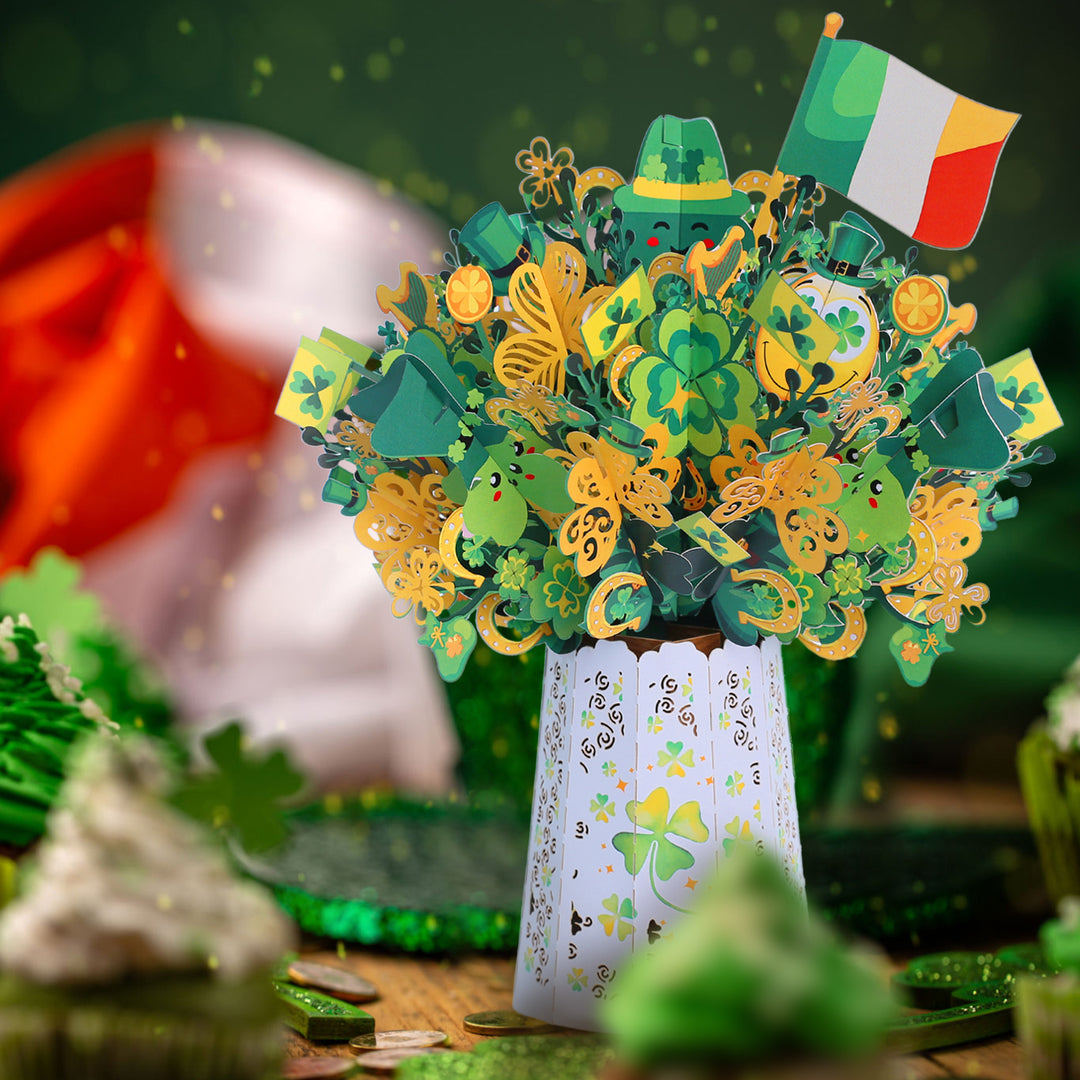 St Patrick's Day Paper Flower