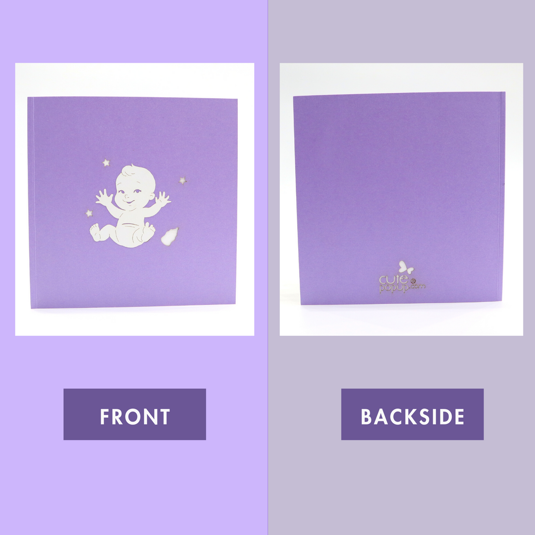 Baby Sleeping Pop Up Card