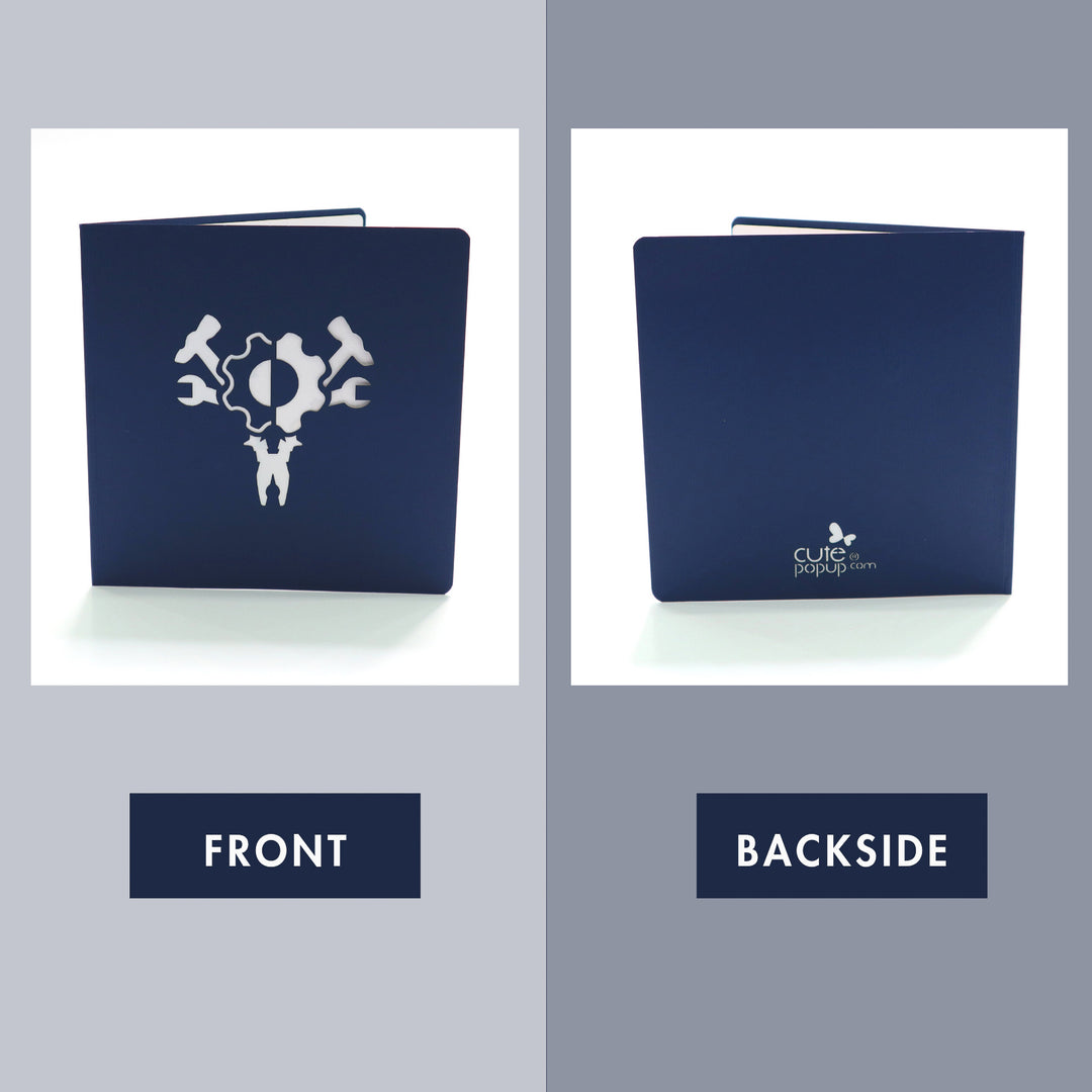 Happy Labor Day Pop Up Card